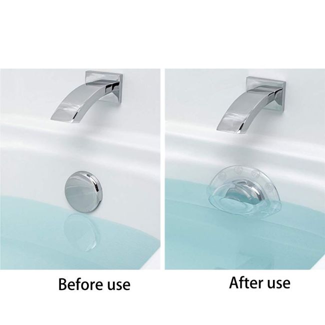 SlipX Solutions Bottomless Bath Overflow Drain Cover for Tub, Adds