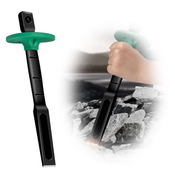 Steel Masonry Chisel with Grip, Flat Chisel, High Carbon Steel, Cold Chisel, Masonry Flat Shovel Chisel, Stone Chisel, Brick Chisel, Stone Chisel, Concrete Tool Chisel, Flat Chisel, Blade Width 0.6