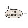 No Soliciting Sign : No Soliciting Sign for Front Door