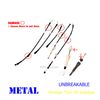 UPGRADED For Ford E-250 E-150 METAL Hinge Door Lower Latch Cable Rear Left LH