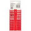 Rawlplug 68515 6 x 28 mm Uno Plug Card - Red (48 pieces)