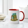 CafePress Hiking Backpack Mugs 11 oz (325 ml) Ceramic Coffee Mug