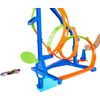 Hot Wheels Track Set with 1 Car, STEAM Flight Path Challenge, Learn The Basic Physics of Trajectory, Track Storage