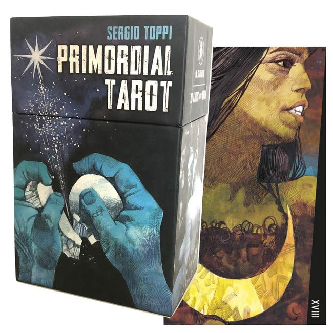 Tarot Cards, 78 Cards, Tarot Divination, Primordial Tarot, Japanese Instruction Manual Included (English Language Not Guaranteed)