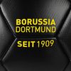 Borussia Dortmund BVB Ball schwarz embossed