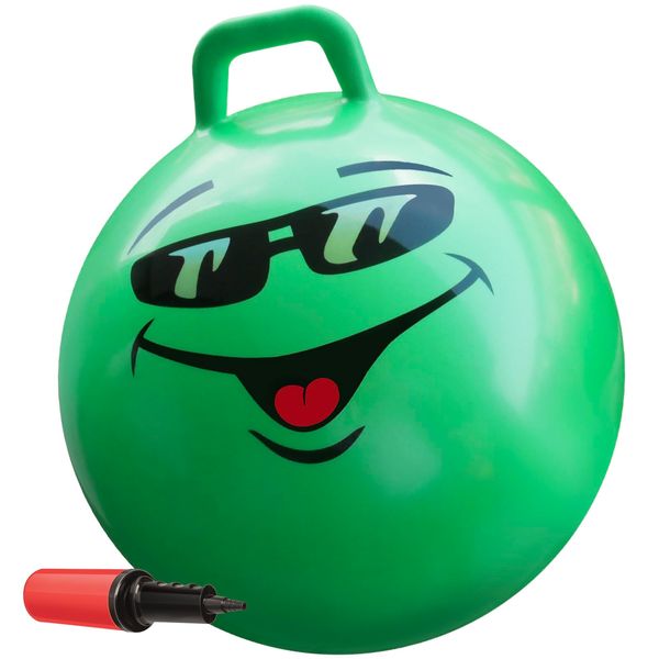 WALIKI Hopper Ball for Kids | Hippity Hop Ball | Jumping Hopping Ball | Therapy Ball | Green (Ages: 3-6 (18"/45CM))