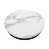 White Marble-Look - Black Grey - Simple Modern Elegant PopSockets Swappable PopGrip