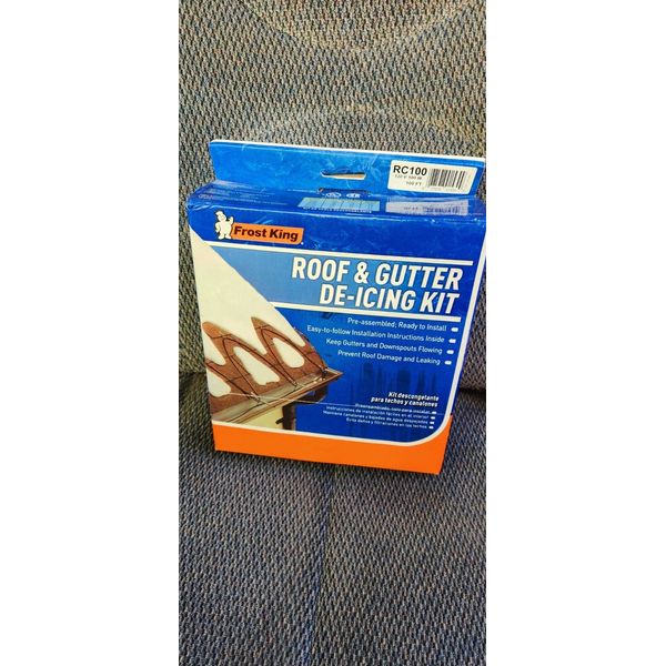 Frost King RC100 Electric Cable Roof & Gutter  De-Icing Kit -NEW-