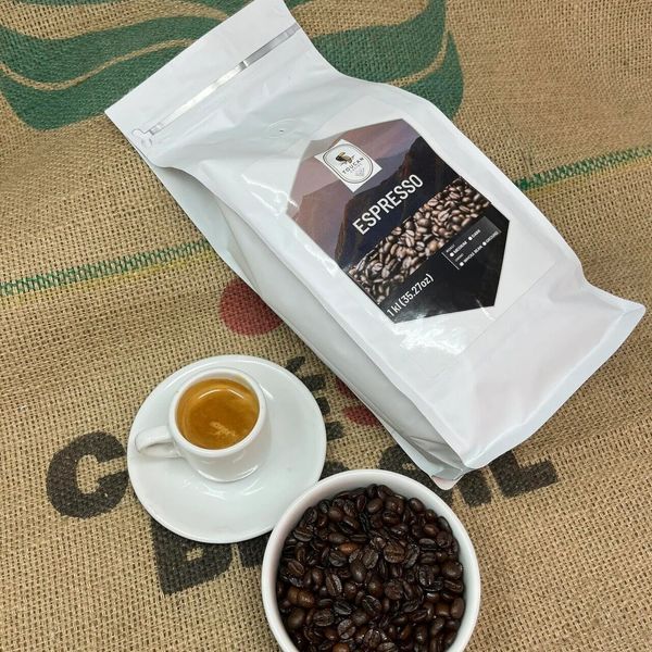 1kg Fresh Roasted Espresso Coffee Beans DARK,Whole Bean or Ground