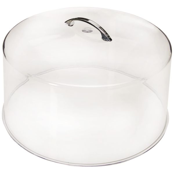 Winco, Clear CKS-13C Round Acrylic Cake Stand Cover, 12-Inch, 1 Pack