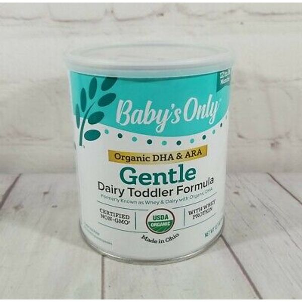 Dairy Toddler Formula Gentle, 12 to 36 Months 12.7oz Organic DHA & ARA EXP.11/23