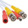 25ft White Extention Power & Video Cable for Swann Security CCTV Kit SWDVK-8300