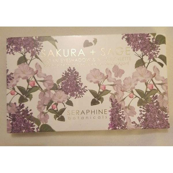 Seraphine Botanicals Sakura + Sage Vegan Eyeshadow & Blush Palette SEALED