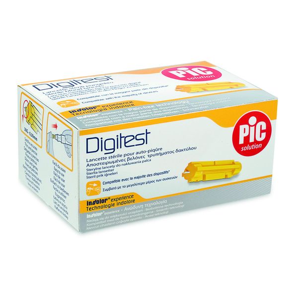 Pic Solution Digitest Sterile Lancet, 200 Pieces
