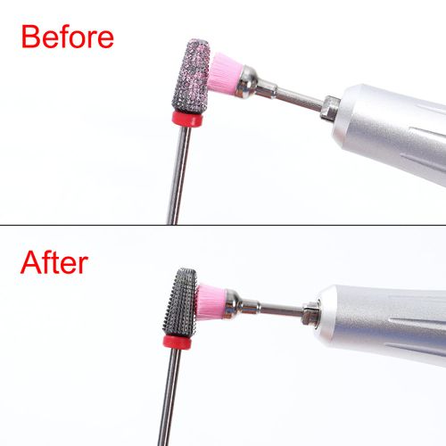NMKL38 4PCS Nail Drill Bit Set Cleaning Brushes Professional Nail Drill Machine Manicure Accessories, Mixed color