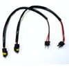 Conversion Wire H7 to 9006 Two Harness Low Beam Female Socket Replace Bulb OE