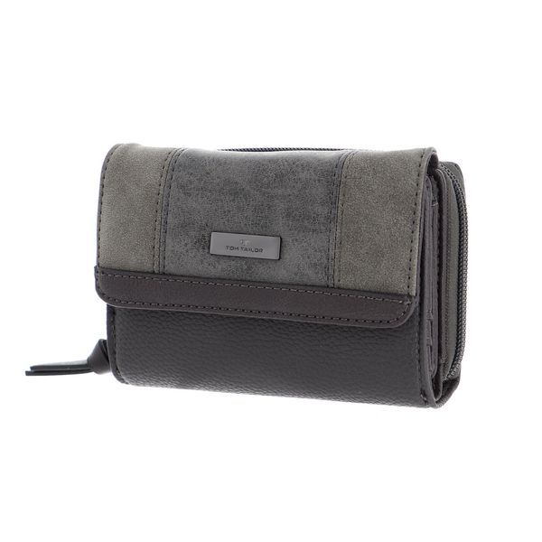 TOM TAILOR Women's Juna 1 Small Wallet, Gray, one Size