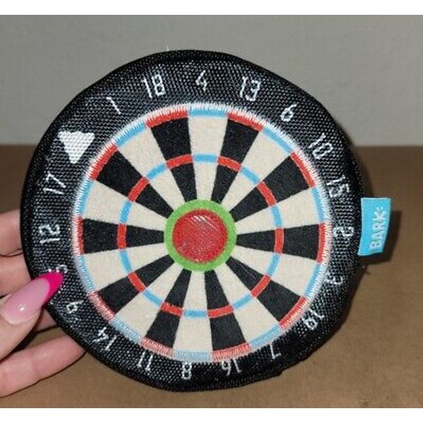 BARKBOX BULLSEYE 🎯 DARTBOARD DOG PET SQUEAKY TOY