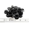 Round Plastic Hole Plug to fit 3/4" Opening - Slightly Domed Textured Surface (12)