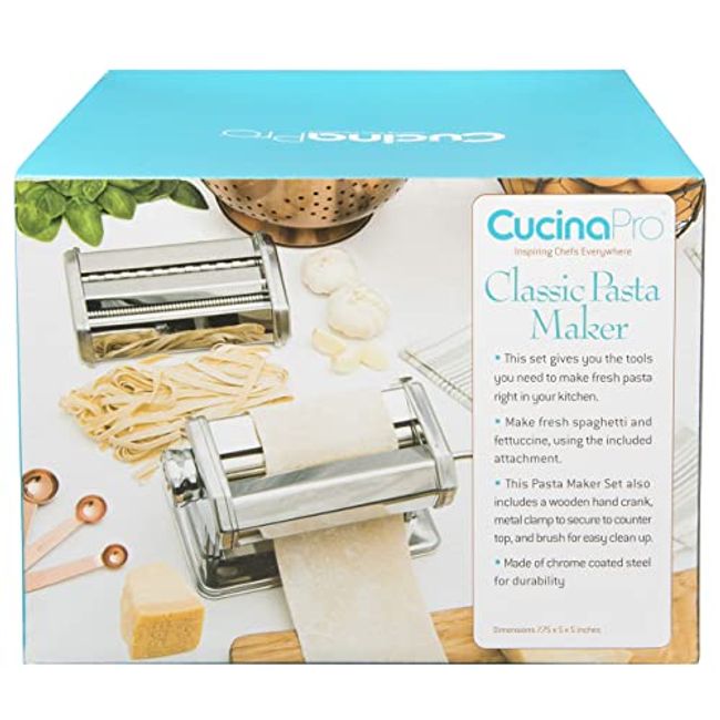 CucinaPro Cavatelli Maker Machine w Easy Clean Rollers- Makes