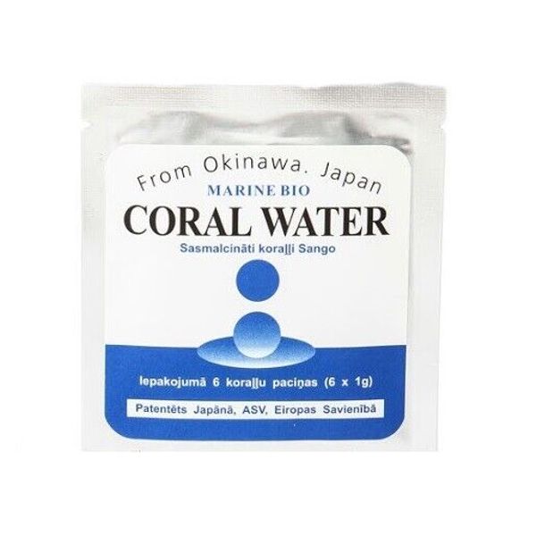 Coral Water Alkaline Water Sango coral 1 PACK 6 SACHETS Made in Japan