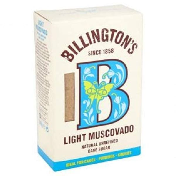 Billington's Natural Light Muscovado Sugar 500g - Natural Light Muscovado Sugar is the world's finest light brown soft sugar, with a warm honey colour and creamy fudge flavour.