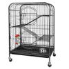 37” Ferret Home Pet Cage Small Animals Hutch with 2 Front Doors & Tray