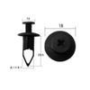 Boston BC5205 Auto Parts Scrivet Black 10 per Bag