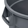 Global Industrial 32 Gallon Garbage Can - Trash Container Gray