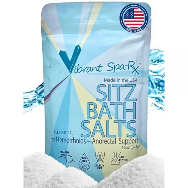 Generic Bath Bath Vibrant Spa-Rx Soothing Sheets Bath Salts Soothes Hemorrhoids and Fissures Dermatologist Tested