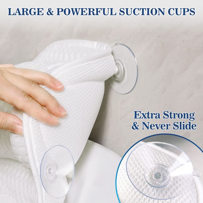  Bath Pillow (Ultra Soft), Luxury Bath Tub Pillow