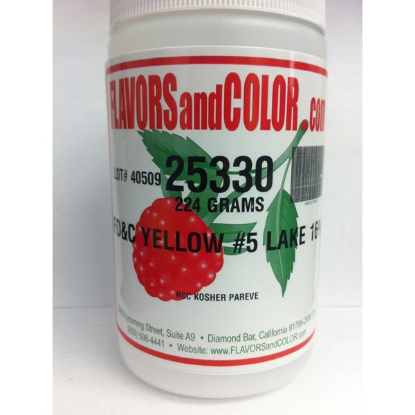 FD&C Yellow #5 Lake HD 38-42% 227 Grams