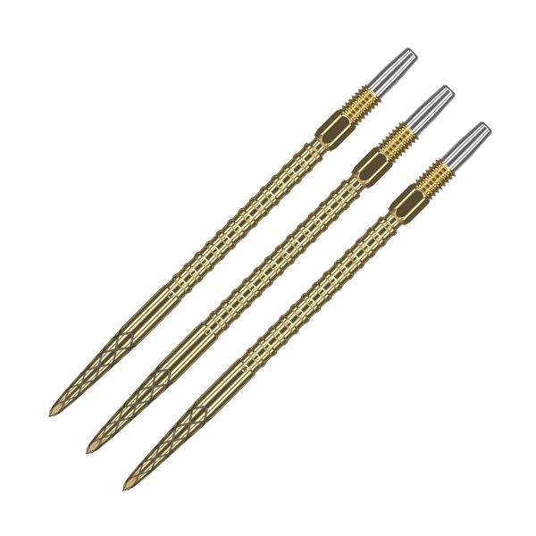 Target Darts Swiss Point DS Dart Points (3 Pack Set of Tips) 26mm, Gold – Change Dart Swiss Point, Professional Darts Accessories, SP Dart Tip Removal