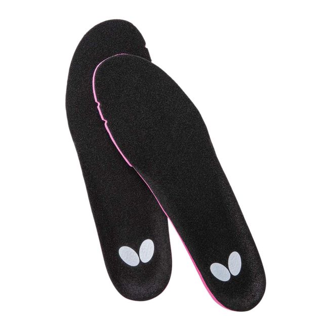 Butterfly 76560 Table Tennis Shoes Insole, Butterfly Insole, 2 Black, L