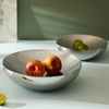 Alessi "Double" Bowl, Medium, Silver