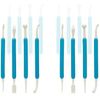 Ateco 4212 5 PC 10 Shape Sculpturing Tool Set, Cake Decorating, Bakeware 2 Packs