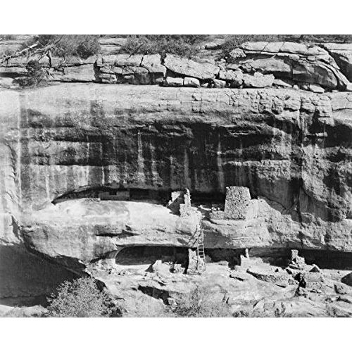 Ansel Adams - Cliff Dwellings, Mesa Verde National Park, Colorado Art Print