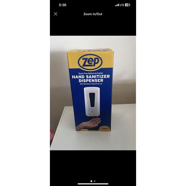 No touch hand sanitizer dispenser , ZEP