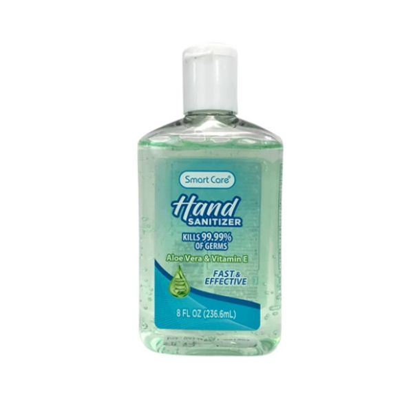 2 pack = 16 oz. Smart Care 8 oz Hand Sanitizer GEL Kills up to 99.9% germs