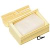 Thai Crystal Deodorant Unscented Stone In Bamboo Box. 0.24 Pounds