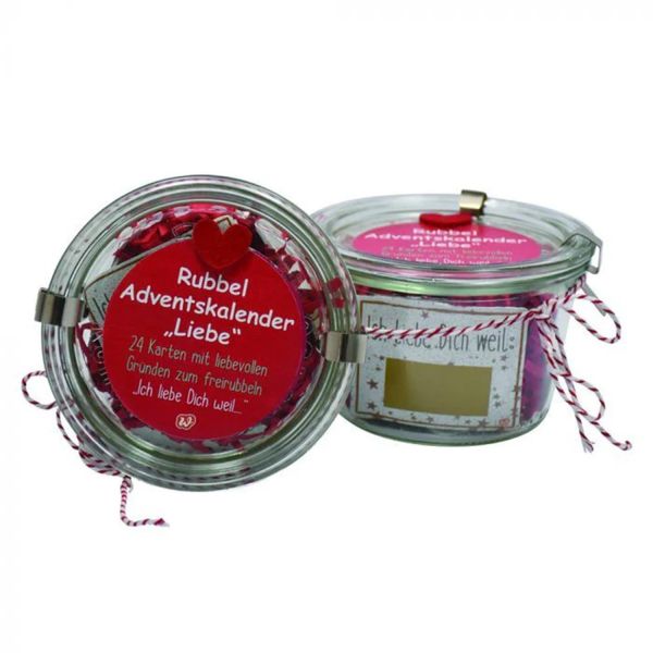 Wunderle ADV.KAL.WECKGLASS Love