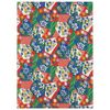 Smart Value Washi 千代紙 Red Blue Pattern 10 Sheets b400j – 5RB