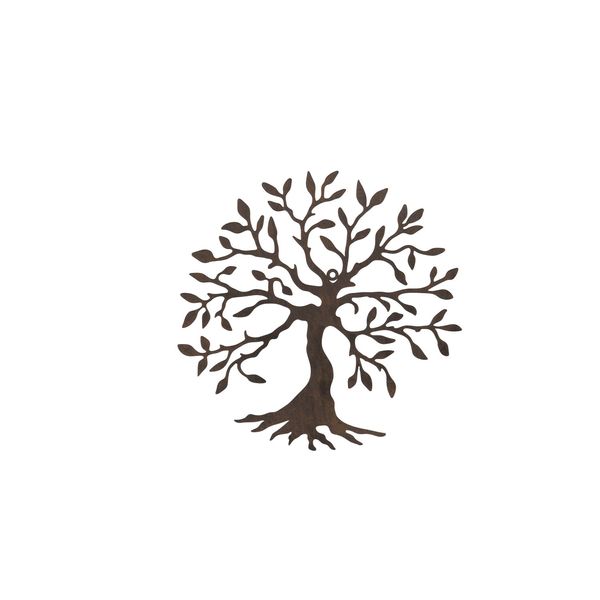 London Ornaments Tree wall plaque rust