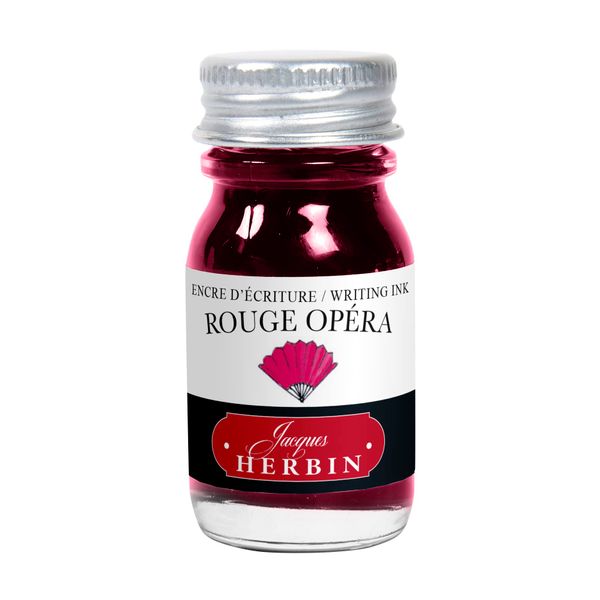 Herbin Bottled Fountain Pen Ink, 10ml - Opera Red