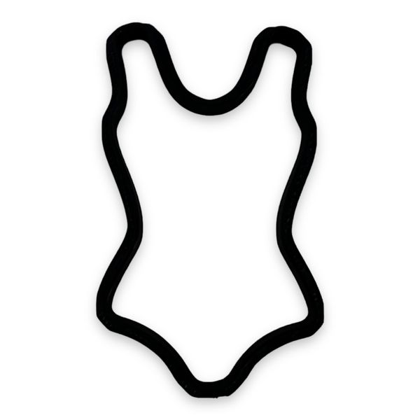 Bundle of Fun Dance Leotard Cookie Cutter with Easy Push Design
