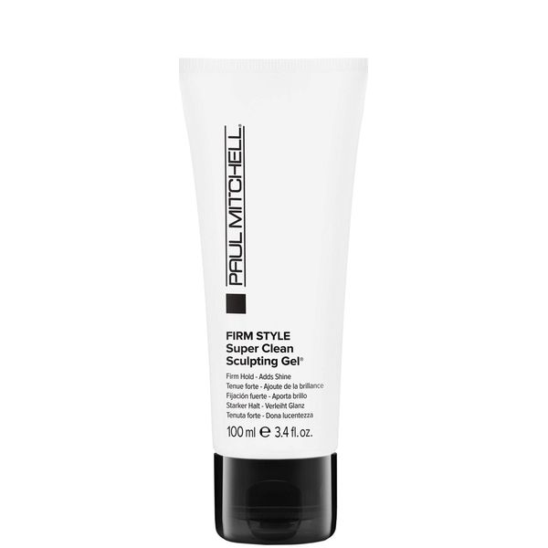 Paul Mitchell Super Clean Sculpting Gel, Firm Hold, High Shine Finish Hair Gel, For All Hair Types, 3.4 fl. oz.