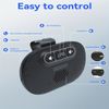 ANSTEN Hands-Free Car Bluetooth Speaker, Bluetooth Car Kit for Cell Phone, Built