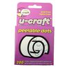 U-Craft 10mm Peelable Removable Glue Adhesive Dots 200 per roll 201062