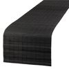 BambooMN Black Bamboo Matchstick Natural Table Runner, Home Décor, 2 Pieces