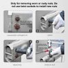CASOMAN 5 Pieces 1/2"Dr. Twist Socket Set, Lug Nut Remover Tool, Metric Bolt and Lug Nut Extractor Socket Tools